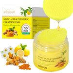 Charger l'image dans la galerie, 🌿 MOOYAM™ ORIGINAL – Cotons au Curcuma & Acide Kojique (50 pièces)