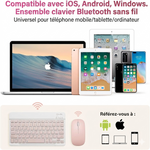 Charger l'image dans la galerie, Kit Clavier &amp; Souris Bluetooth Rechargeable™ – Ultra Slim &amp; Silencieux
