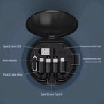 Charger l'image dans la galerie, Kit de Câble Multifonction 6 -en-1 avec Support Téléphone – Charge Rapide et Pratique !
